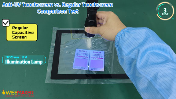 UV-resistant touchscreen 3